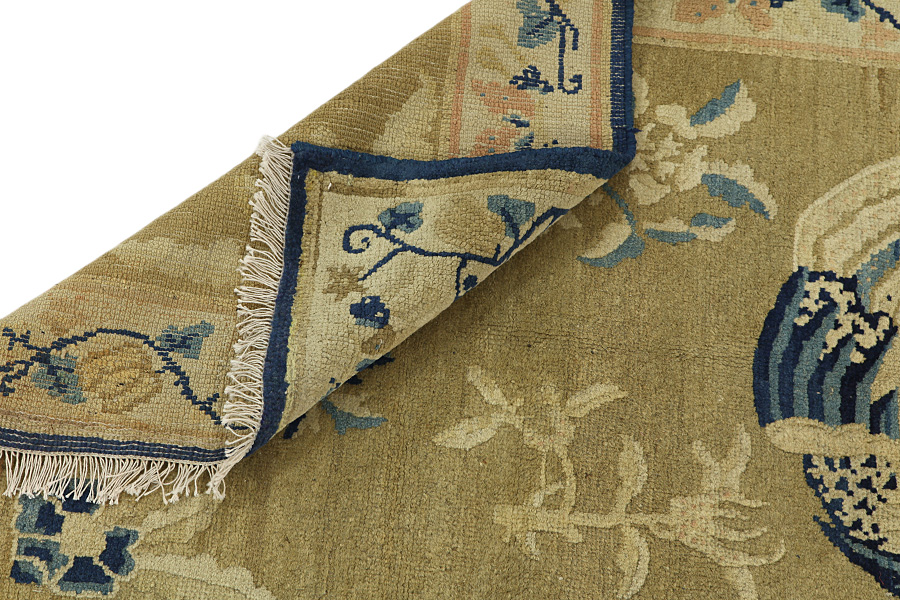 Khotan - Chiny Dywan Chiński 161x78 - Zdjęcie 4